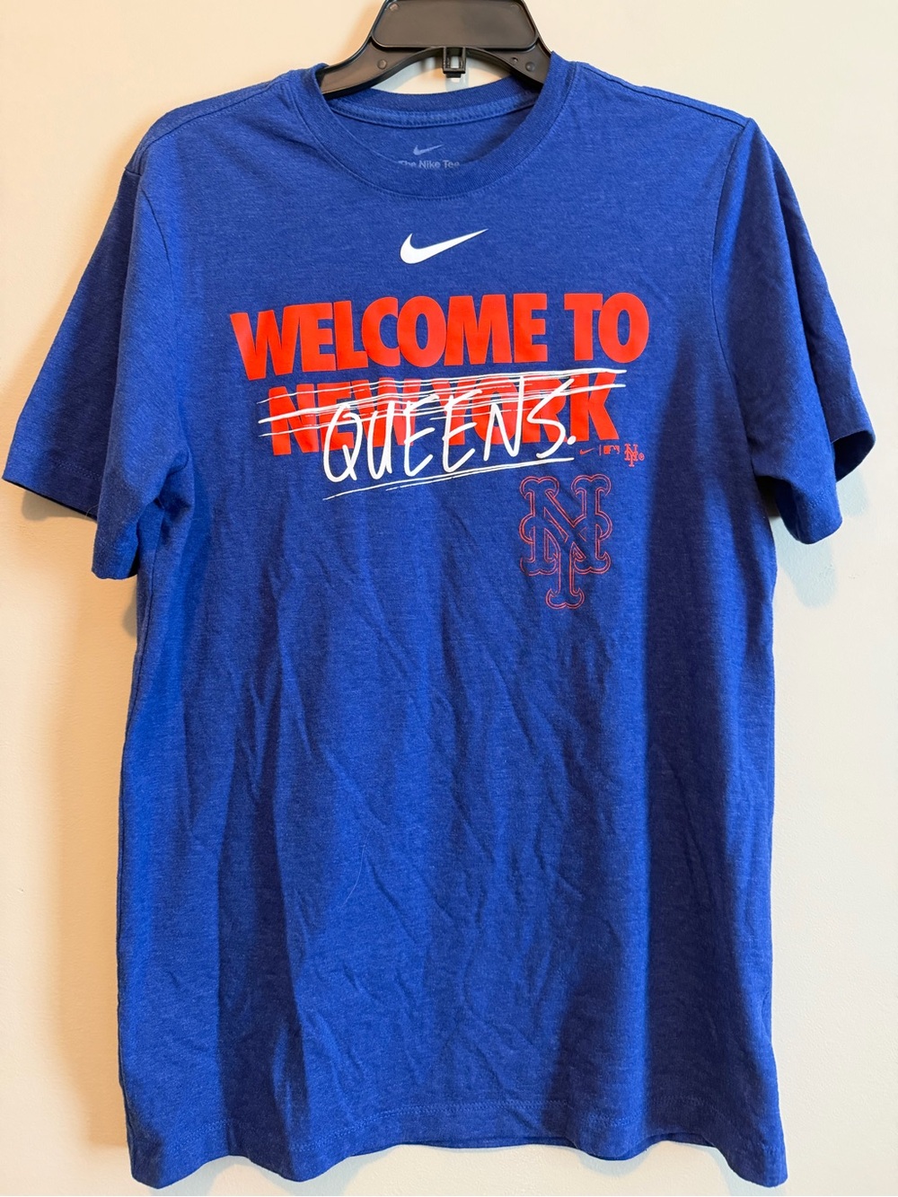 Nike Welcome to Queens/ New York MLB Mets T-shirt Medium